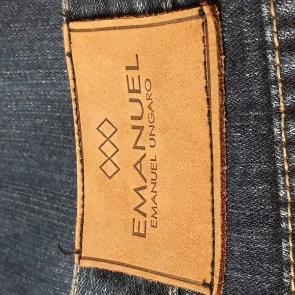 Emanuel Ungaro Men's Blue Jeans Straight Leg Size 38x32 1/2 - Picture 13 of 16